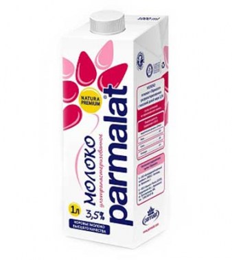 Молоко ультрапастеризованное Пармалат 3.5% 1 литр